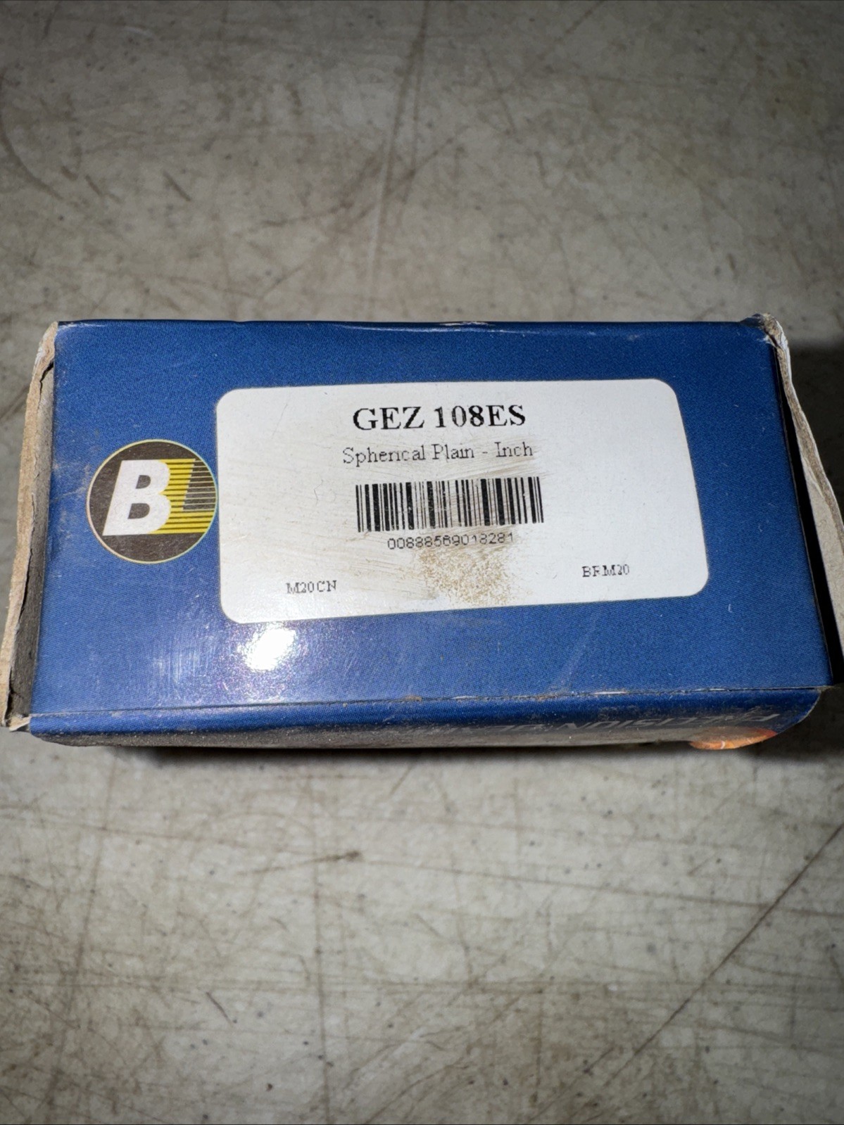 SKF—GEZ 108 ES….SPHERICAL PLAIN BEARING…NEW