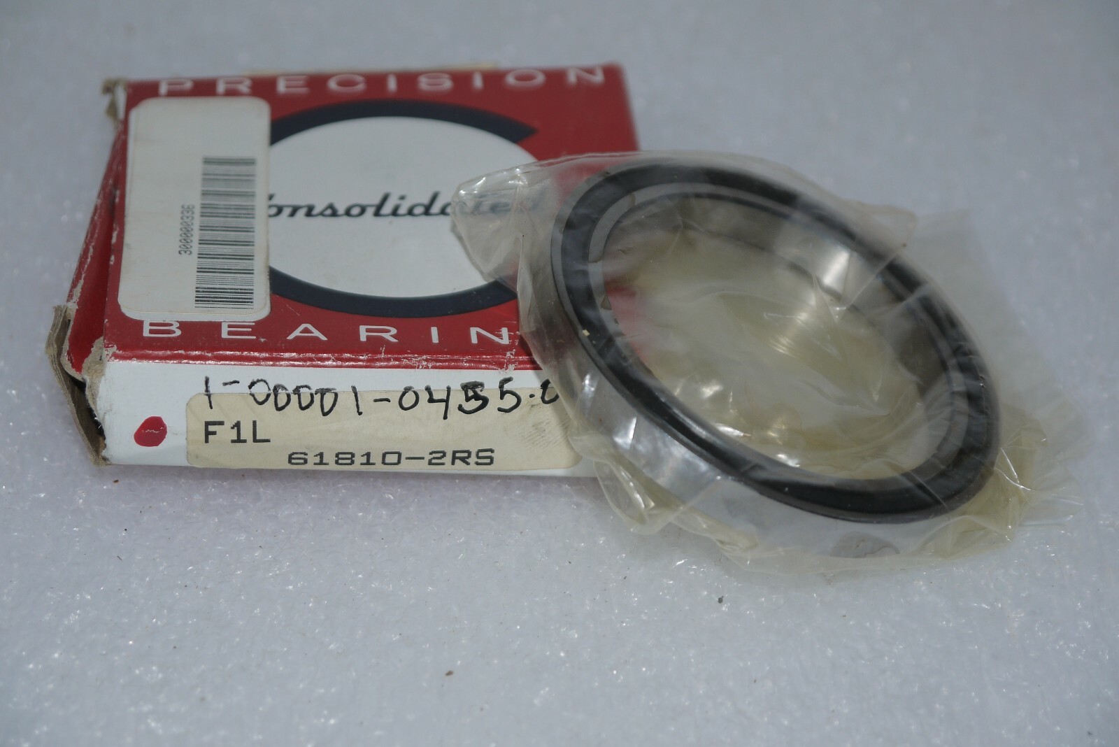 PRECISION CONSOLIDATED BEARINGS 61810-2RS DEEP GROOVE RADIAL 50X65X7MM NEW