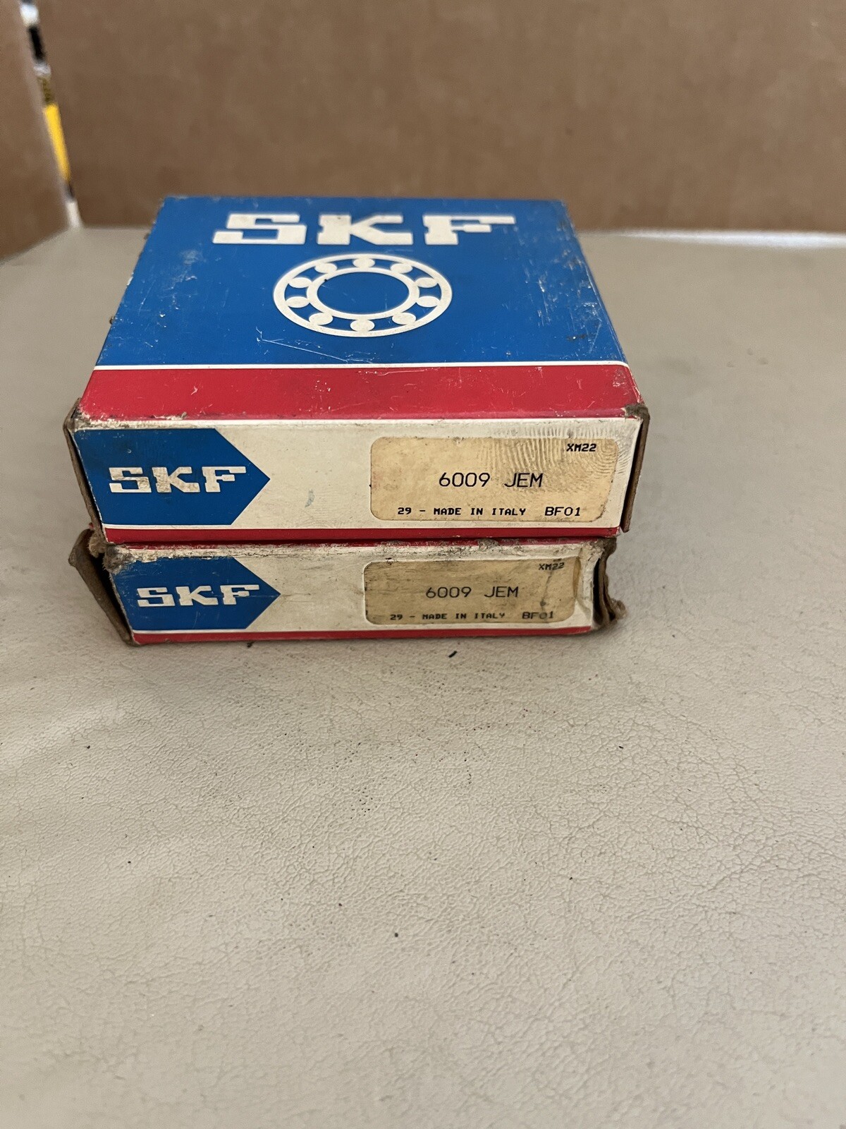 (2-PCS) SKF 6009 JEM RADIAL DEEP GROOVE BALL BEARING – 45mm x 75mm