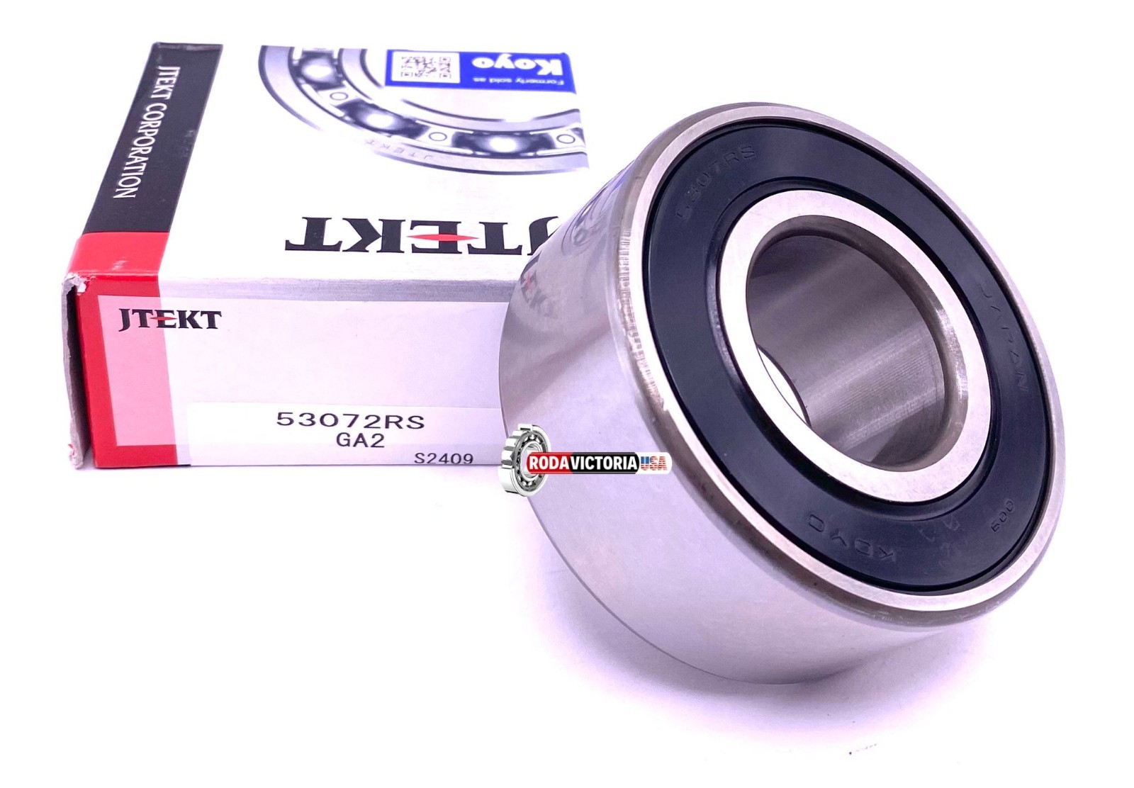 KOYO 5307 2RS Angular Contact Ball Bearing Rubber Sealed 3307 35x80x34.9 mm
