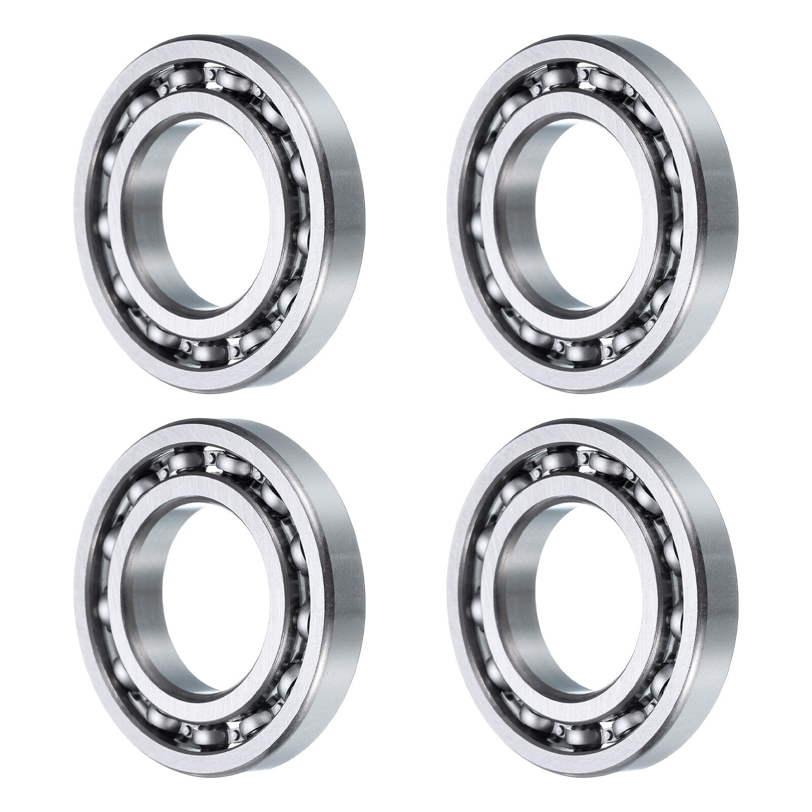 4 Pcs 16005 Deep Groove Ball Bearing, 25x48x8 mm Double Sealed Bearing Z0