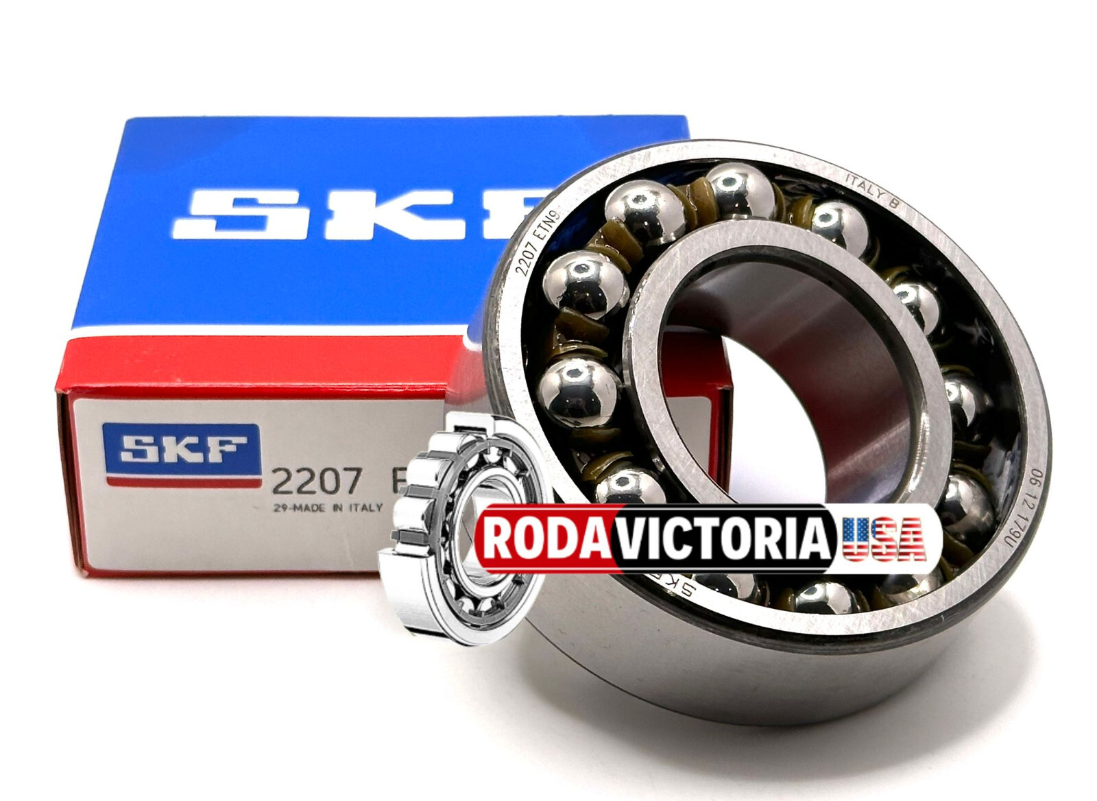 SKF 2207 ETN9 SELF ALIGNING DOUBLE ROW BALL BEARING 35x72x23mm
