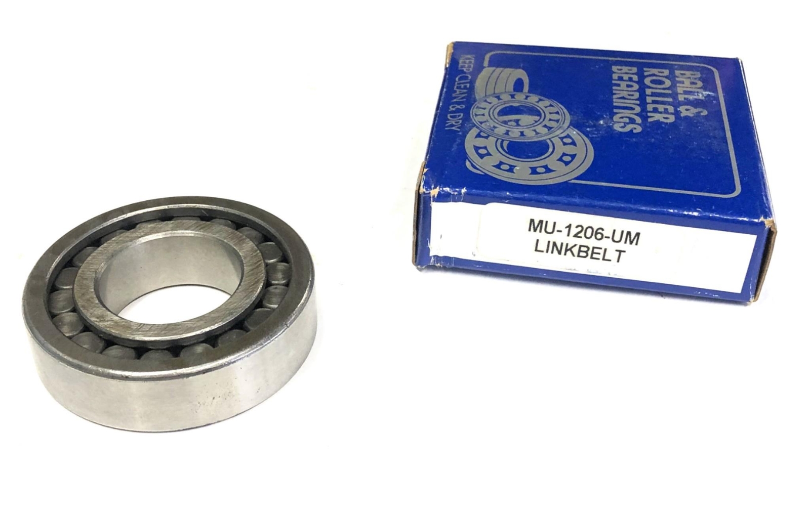 ?Link-Belt Cylindrical Roller Bearing MU1206UM NOS