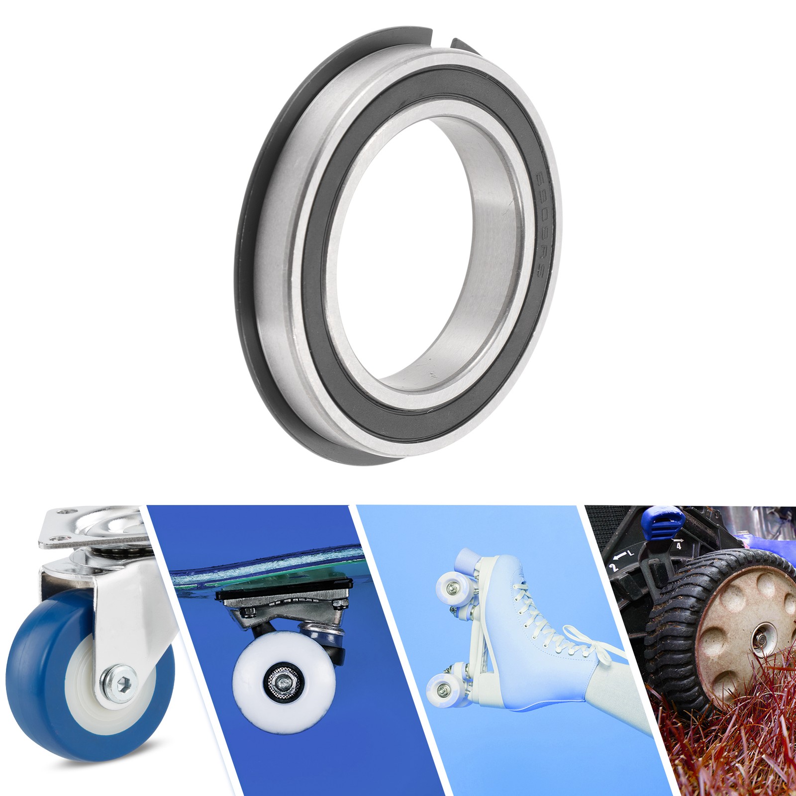 6909NR2RS Deep Groove Ball Bearings 45x68x12mm 1 Pc Scooter Skateboard Wheel