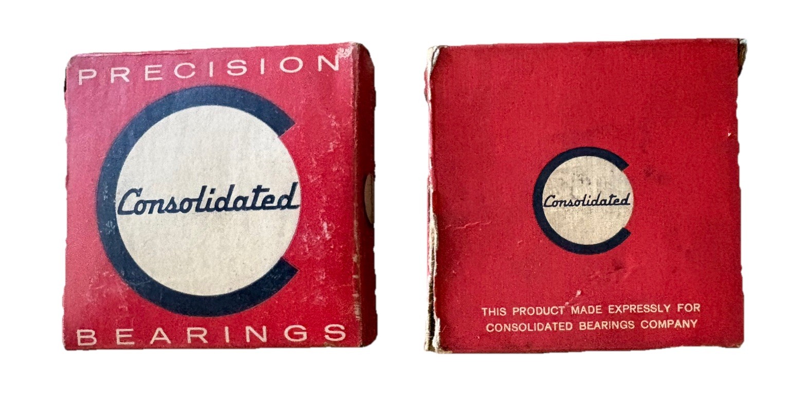 Consolidated Bearing EW-1 7/8 Thrust Ball Bearing Flat Raceway Inch NOS 2 Pack