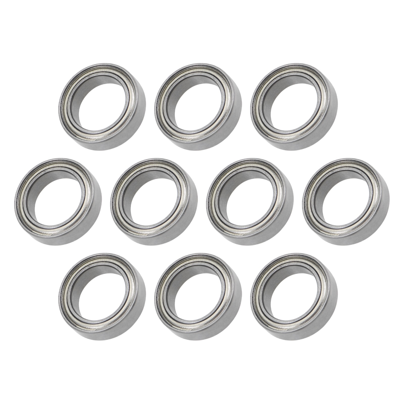 Bearings (6700ZZ, 10mmx15mmx4mm) 10Pcs, Chromium Steel Double Shielded