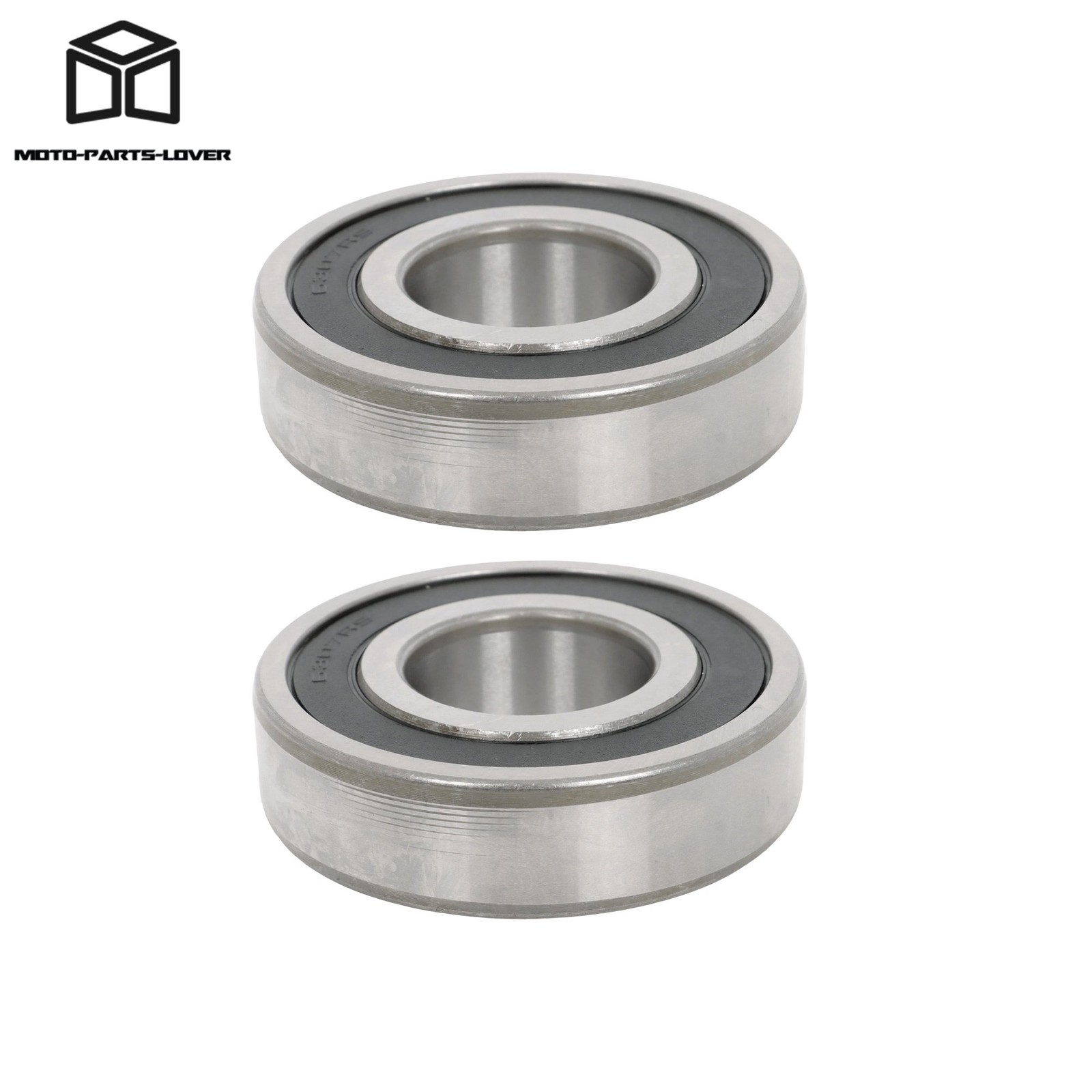 2 Pcs Premium 6307-2RS Bearing 35x80x21mm Double Rubber Seal Steel