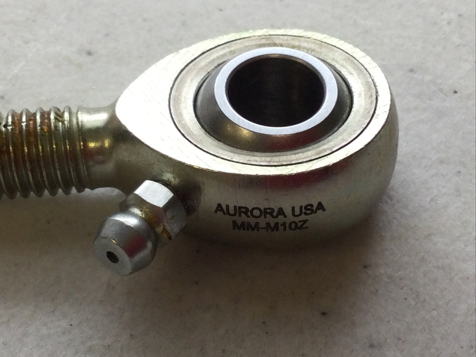 NEW, AURORA USA MM-M10Z ROD END, LEFT HAND THREAD, FREE SHIPPING