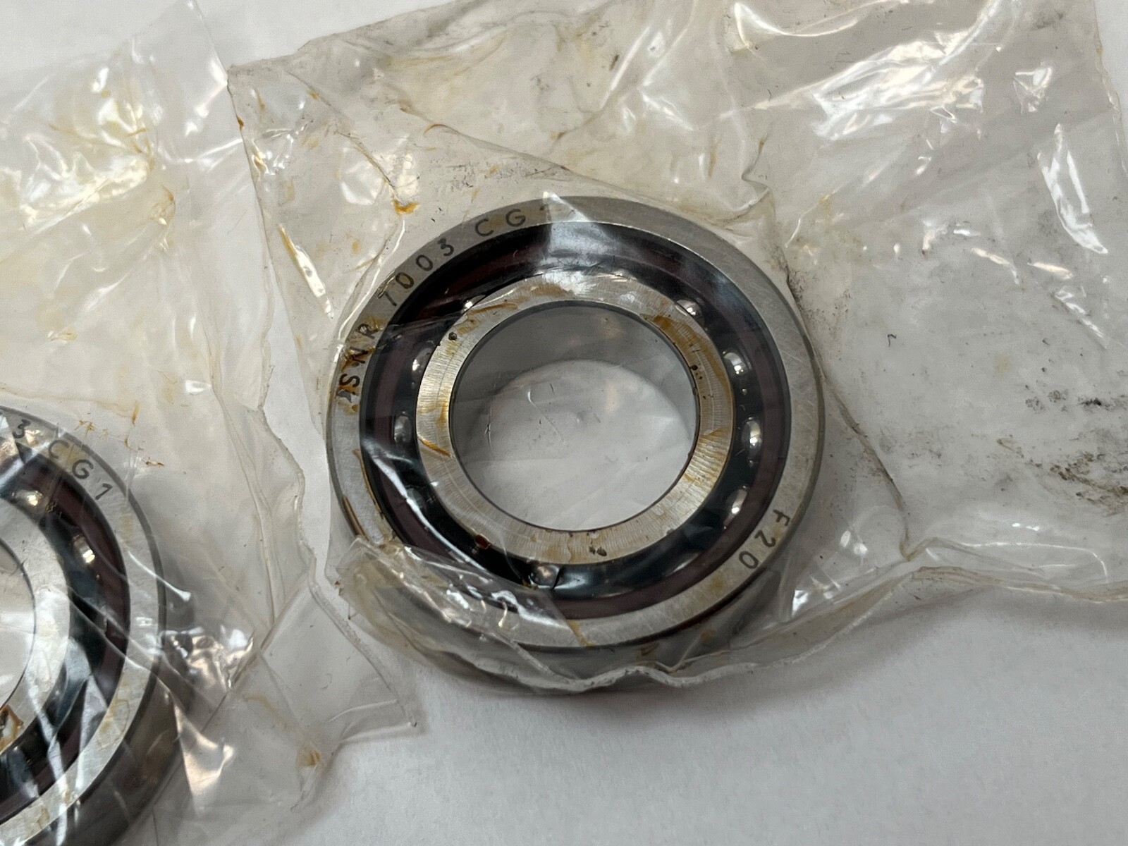 SNR 7003CDUJ74 Bearing 17x35x10 mm 7003-C-T-DUL-P4 7003-C-DU-J74 France 2 Pcs