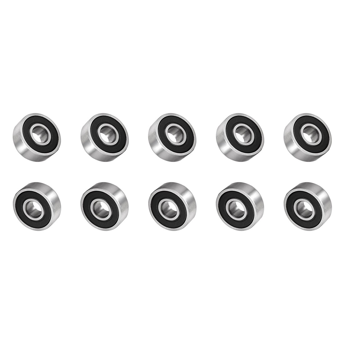 20PCS 6mmx17mmx6mm Double Sealed 606-2RS Ball Bearings High Carbon Steel Z1