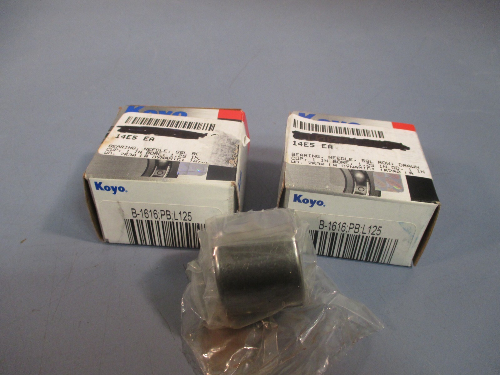 Lot of 2 Koyo Needle Roller Bearing B-1616 PB L125