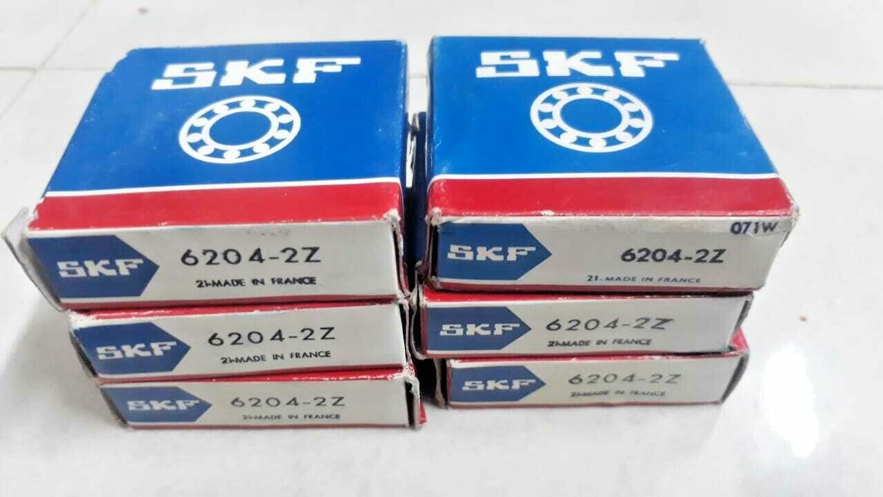 SKF 6204-2Z 6204ZZ 20X47X14MM Double Metal Seal Bearings NEW