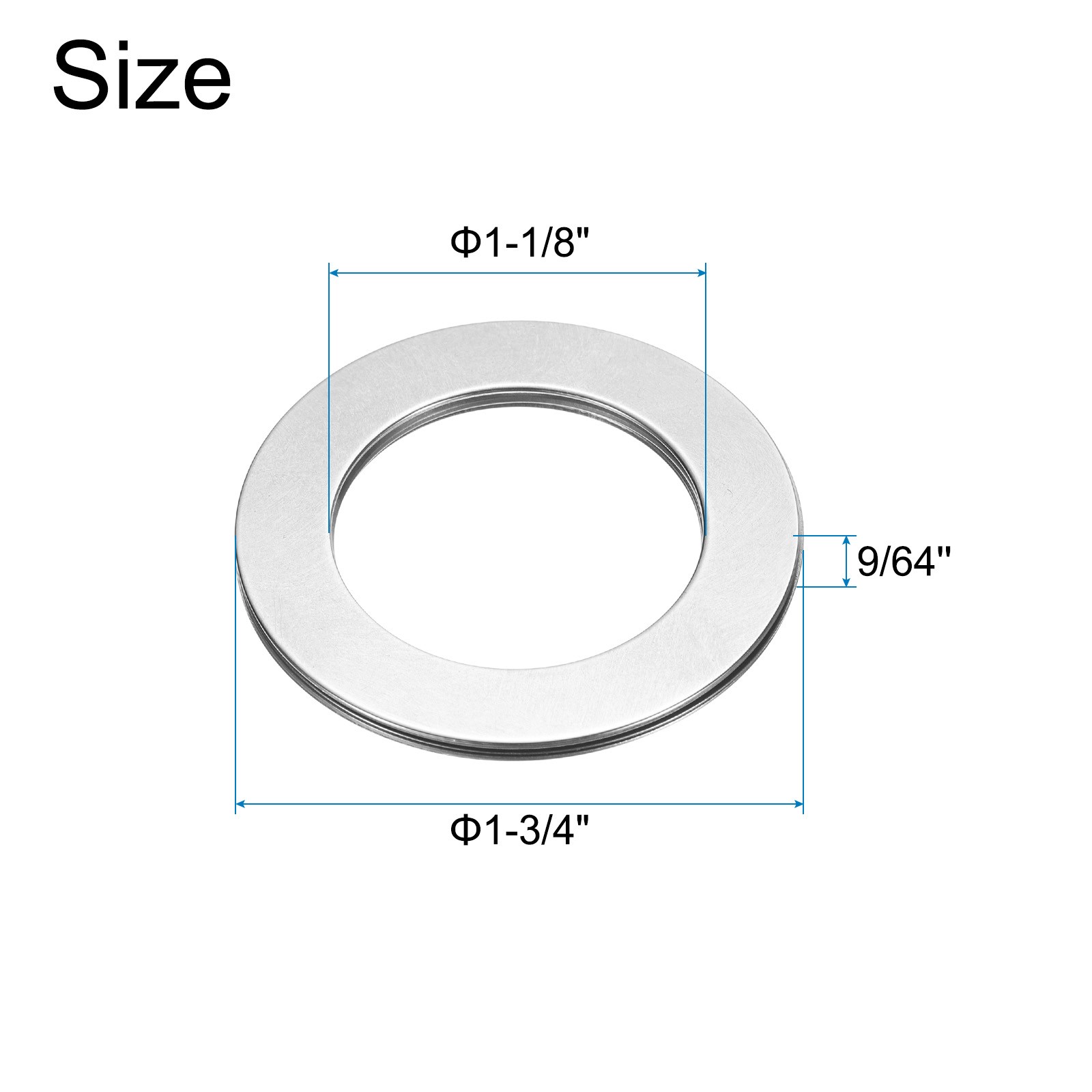 4 Sets NTA1828+2TRA Thrust Needle Roller Bearings 1-1/8×1-3/4×5/64, P5 (ABEC 5)