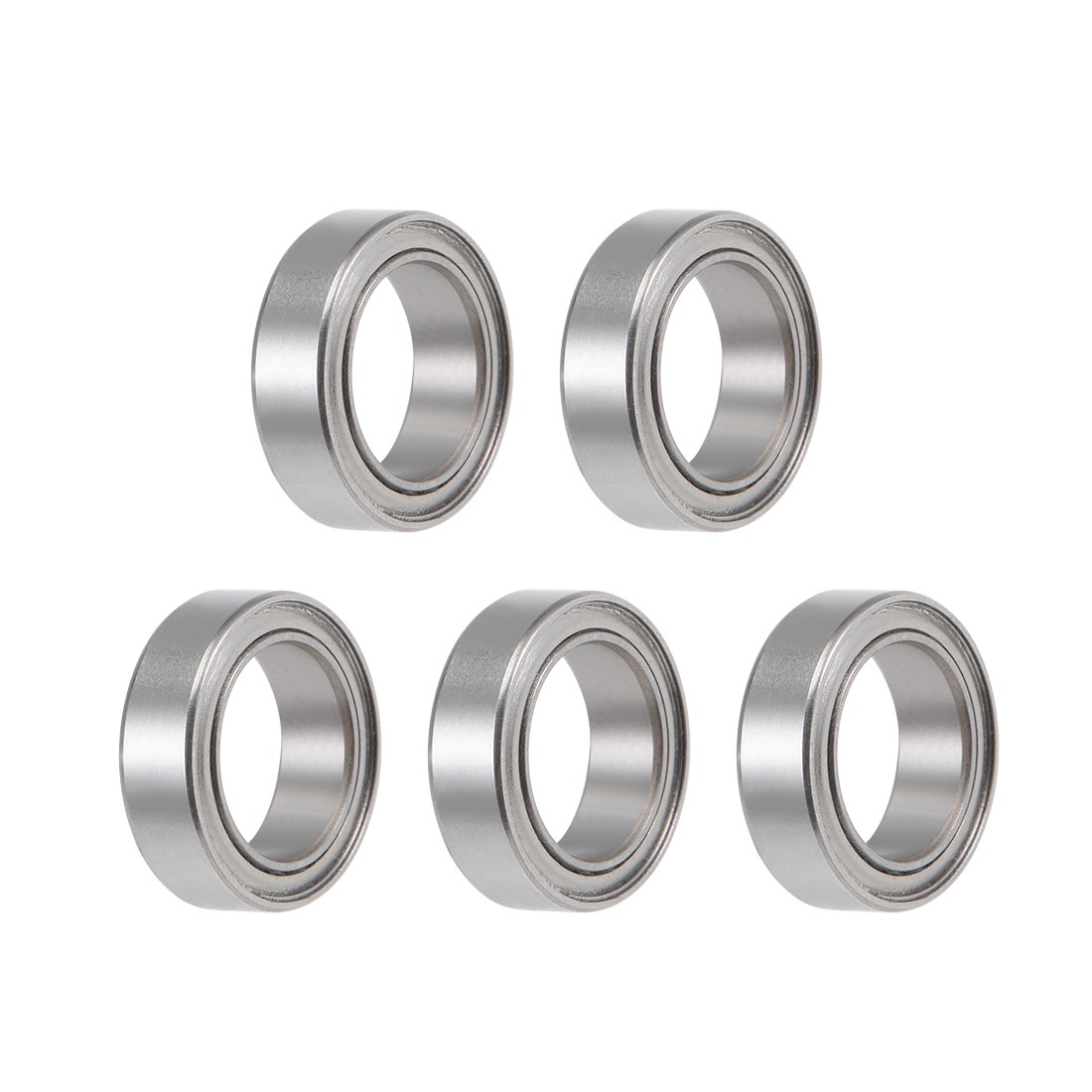 SMR128ZZ Ball Bearings 8x12x3.5mm Double Shielded Stainless Steel 5pcs