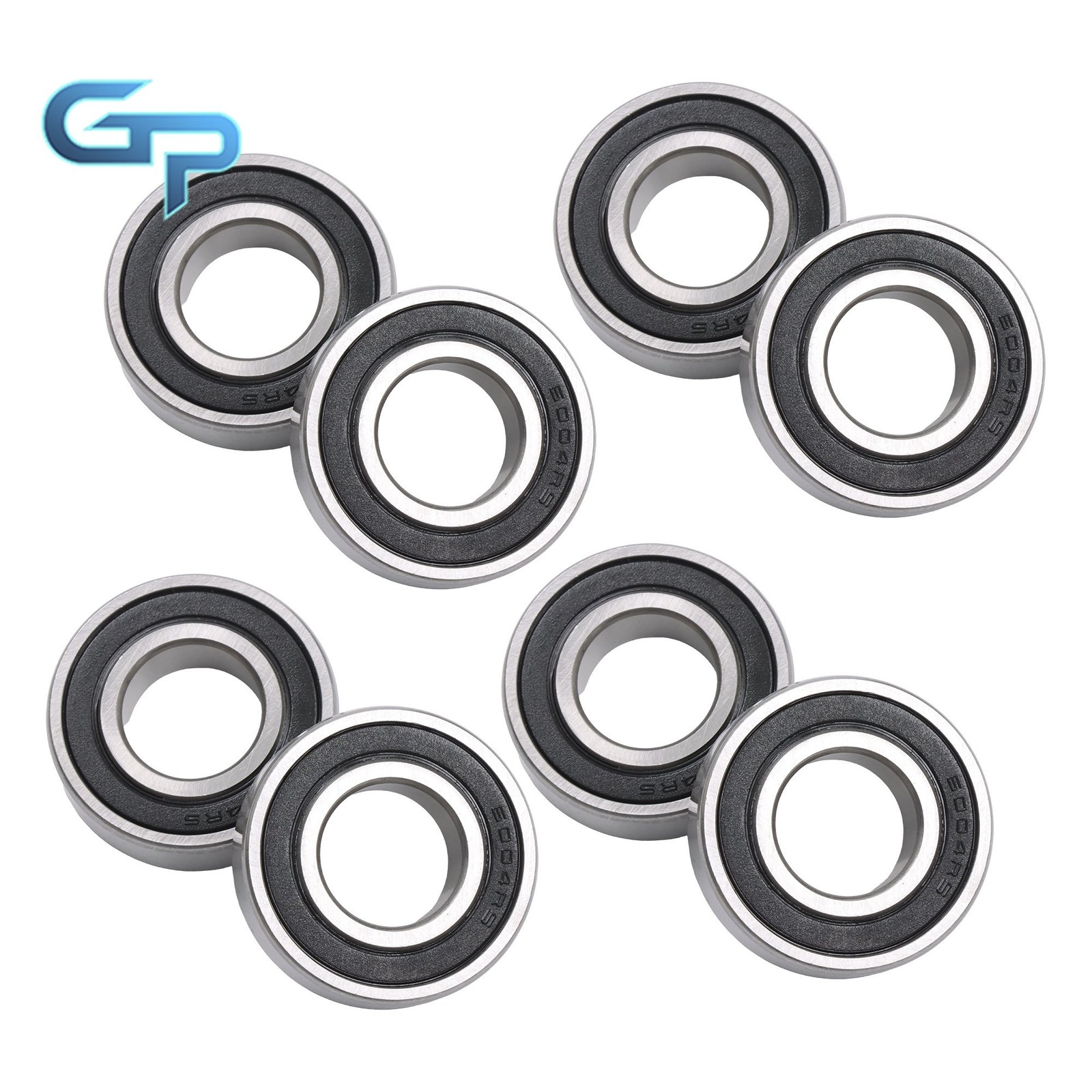 10 Count 6004-2RS C3 Premium Rubber Sealed Ball Bearing 20x42x12mm Precision