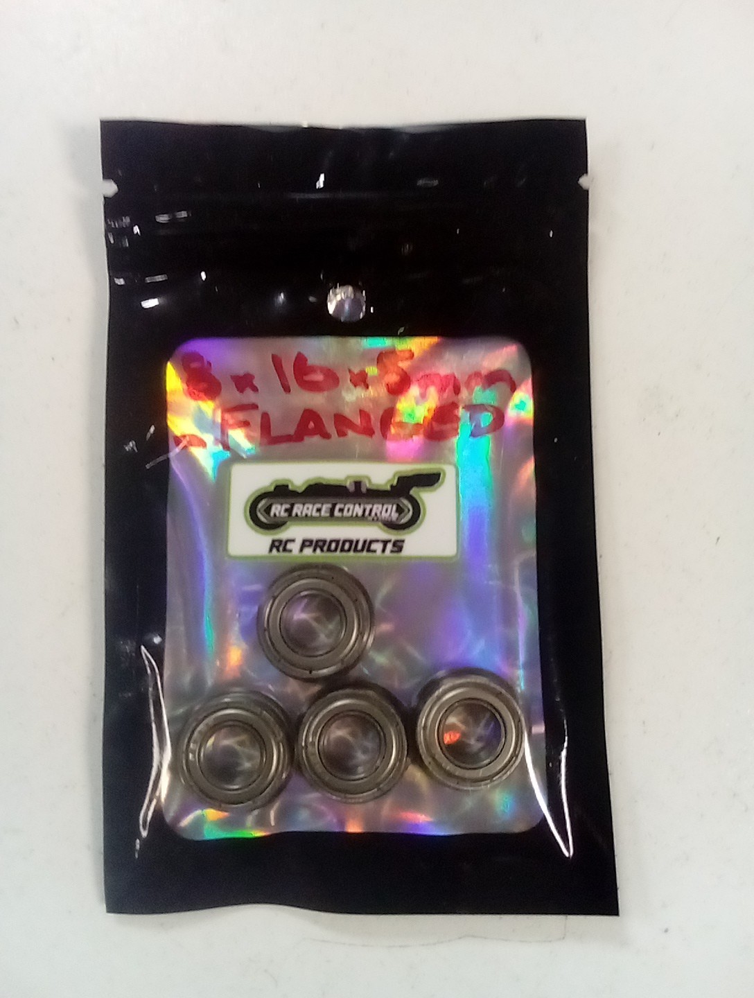 F688ZZ 8x16x5mm Bearing Flanged Deep Groove Ball Bearing (4PCS) #RCRC8X16X5FLANG