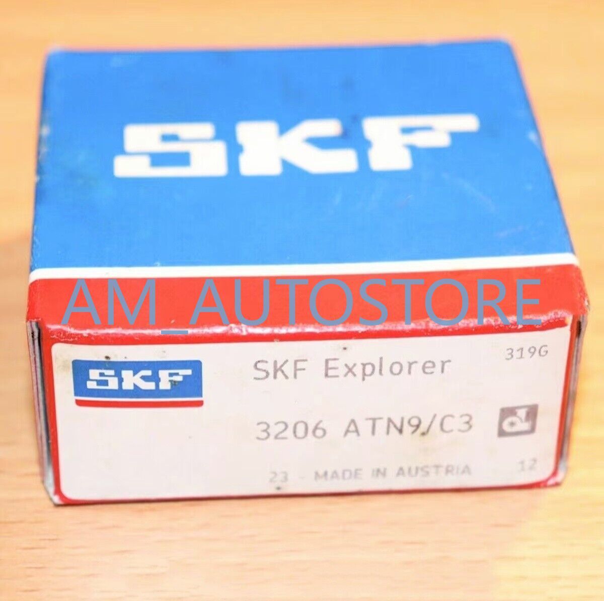 1PC SKF 3206 ATN9/C3 double row angular contact ball bearing New