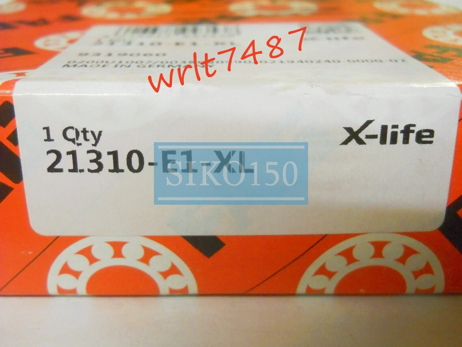 1PC NEW FAG 21310-E1-XL self-aligning roller bearing .