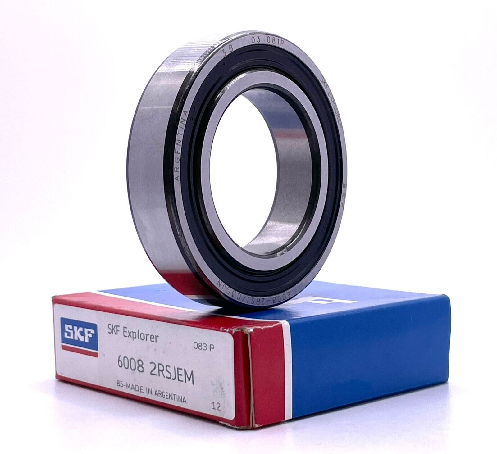 SKF 6304-2RS JEM Sealed Deep Groove Ball Bearing 20x52x15mm