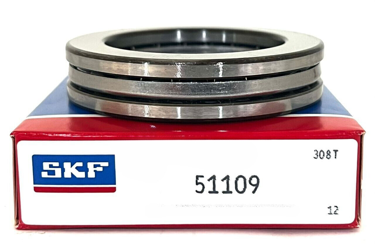 NEW SKF 51109 Thrust Bearing Thrust Ball Bearing Metal 45x65x14mm
