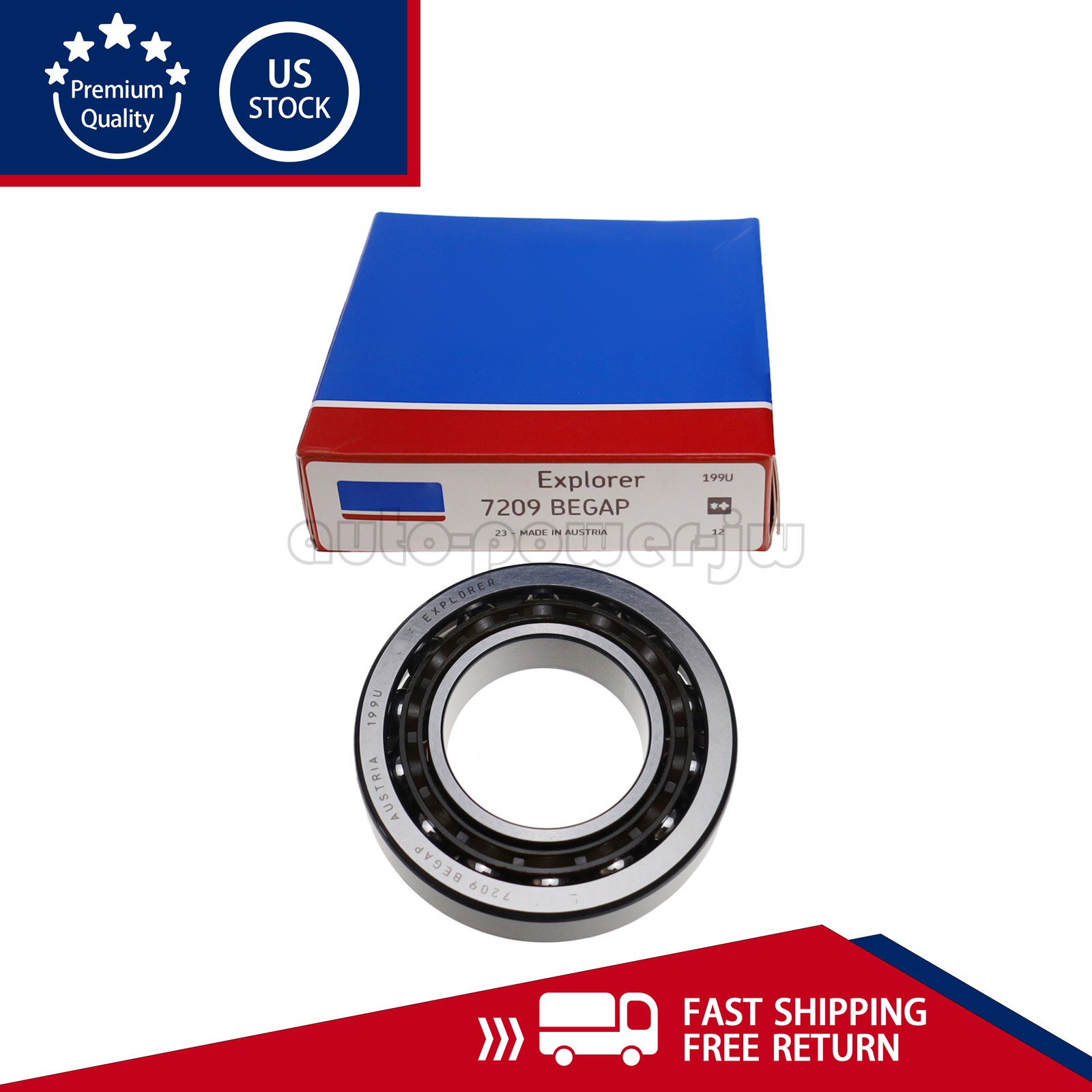 NEW Fits For SKF 7209 BEGAP Angular Contact Ball Bearing 45x85x19 mm US