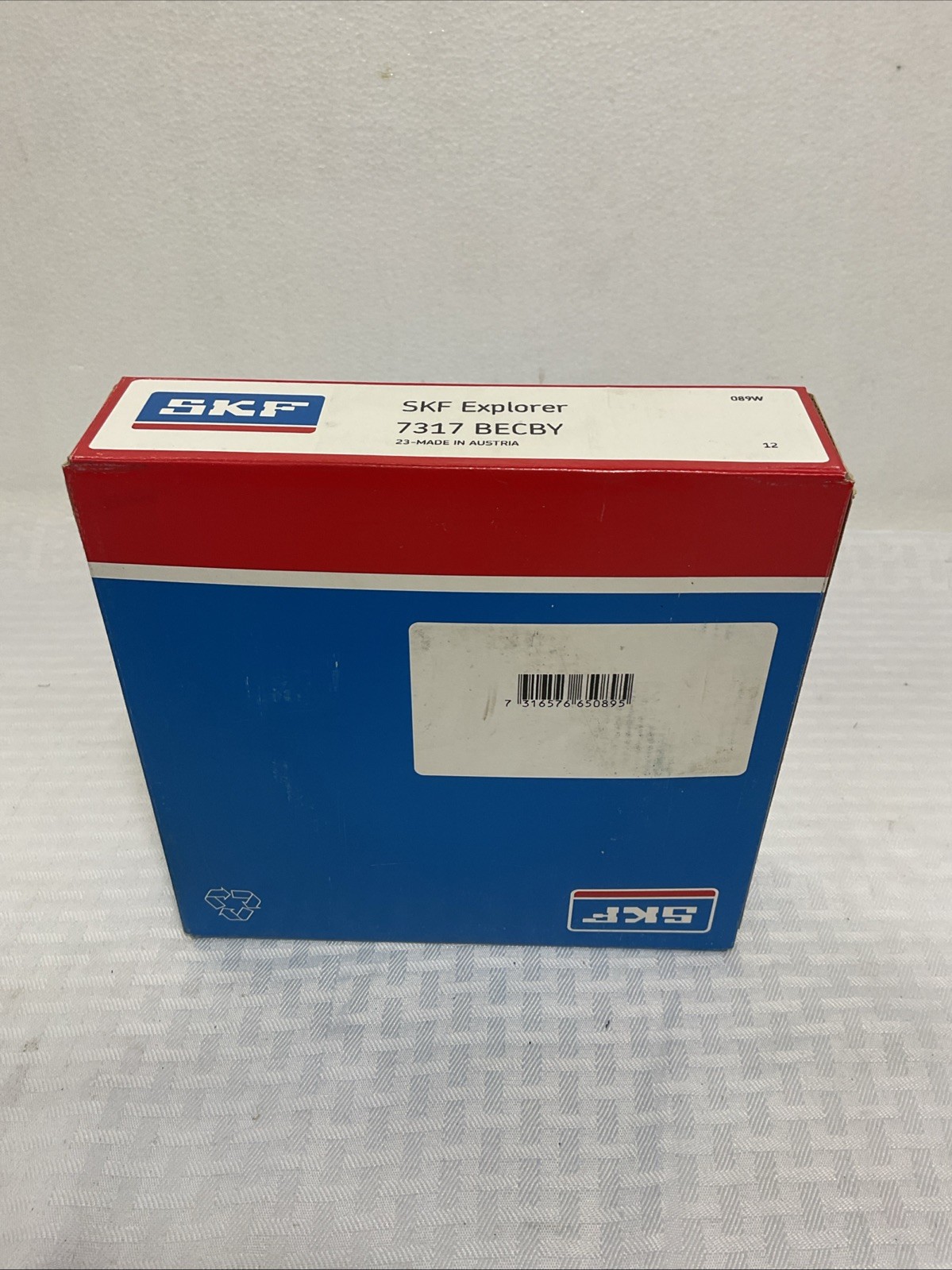 SKF 7317 BECBY ANGULAR CONTACT BEARING NEW