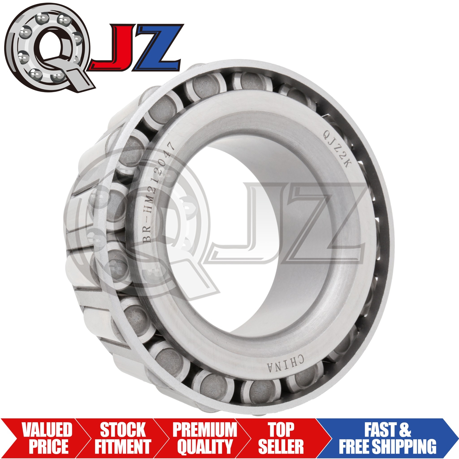 [1-Pack] HM212047 Tapered Roller Bearing Inner Cone 2.5″ (Bore) x 1.51″ (Width)