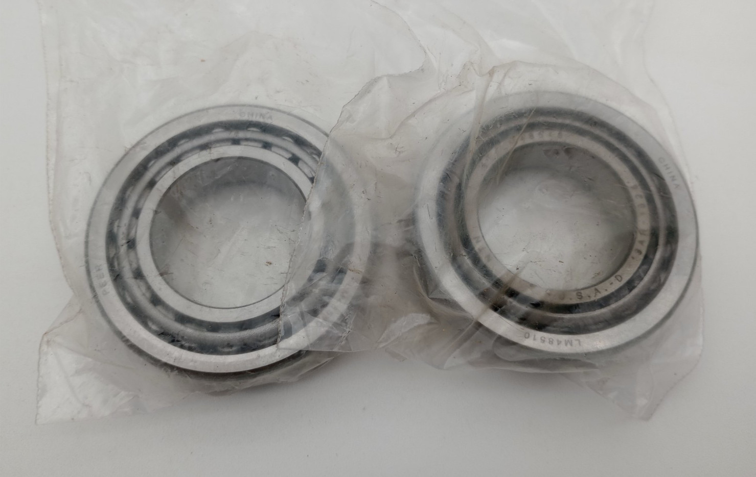 Peer LM48548 Tapered Roller Bearings (x2) Unused 2.5 inch