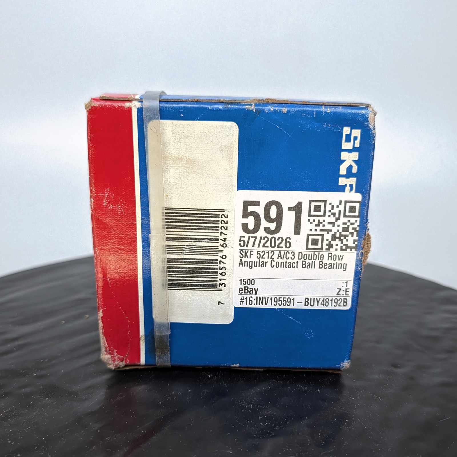 SKF 5212 A/C3 + 3212 A/C3 Double Row Angular Contact Ball Bearing USA ⚙️
