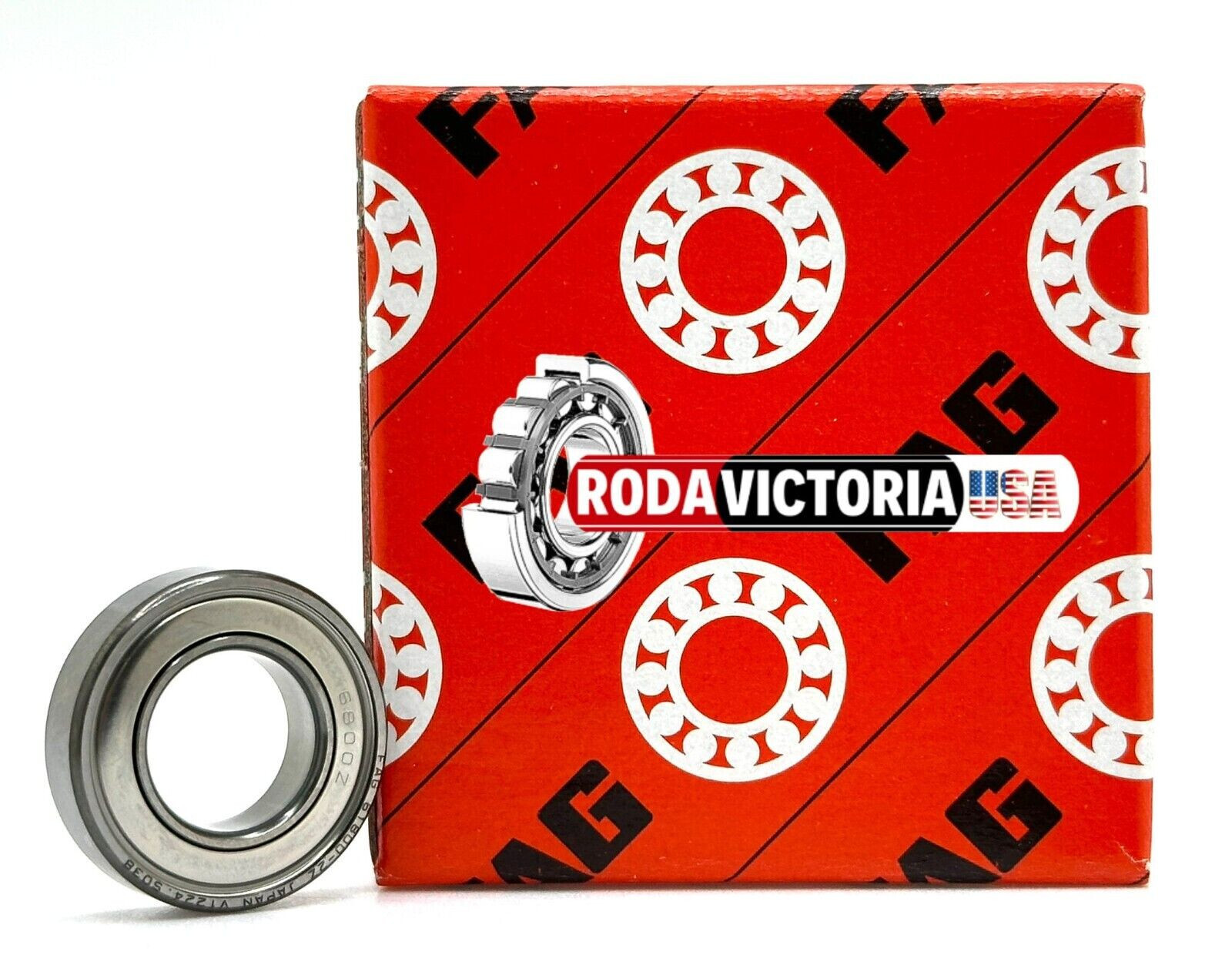 FAG 61800 ZZ DEEP GROOVE BALL BEARING, METAL SHIELDED 10x19x5mm 6800 ZZ
