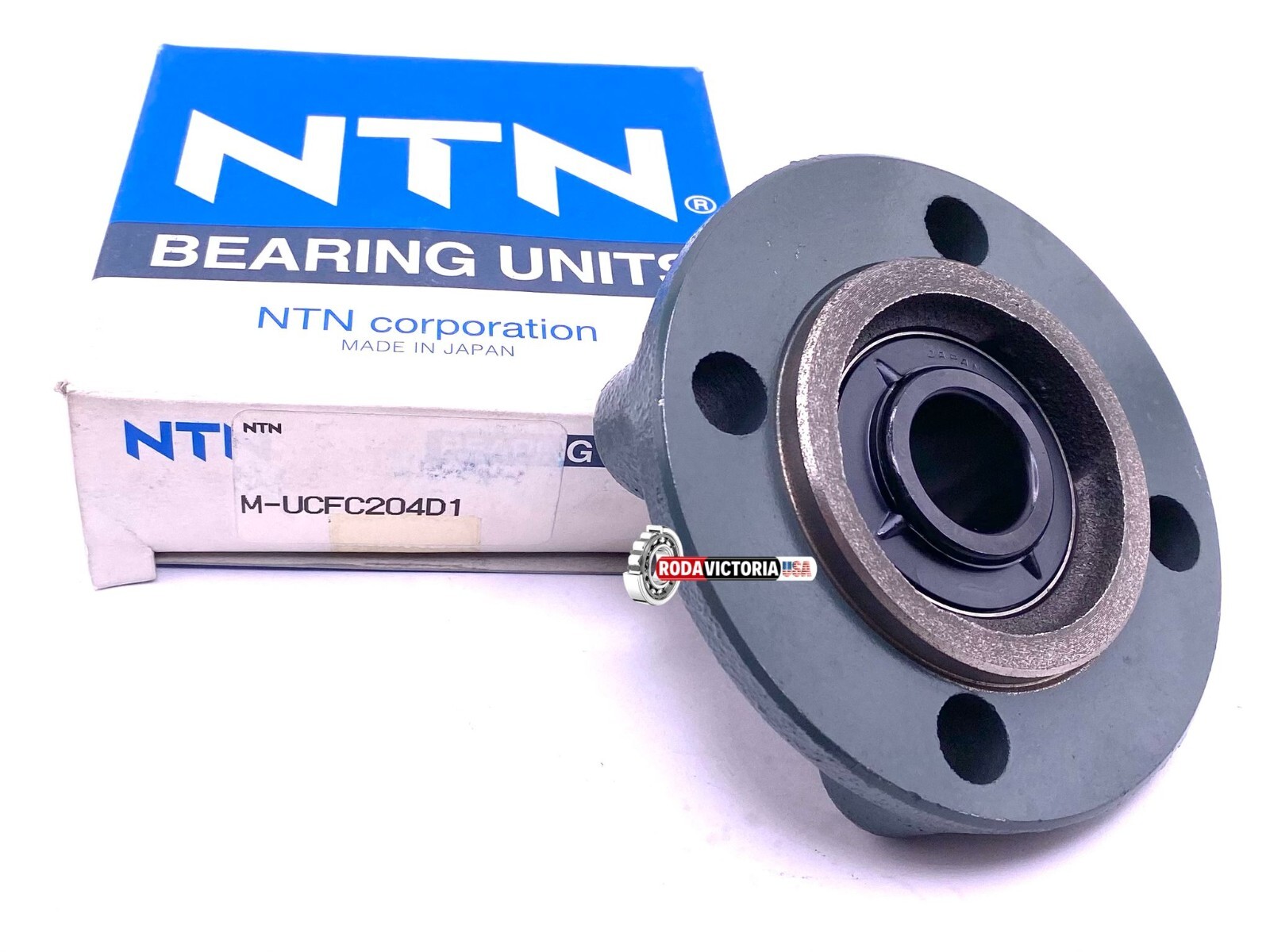 NTN Japan M-UCFC204 D1 Housing and Bearing M-UC204D1 + M-FC204D1 20 mm Bore