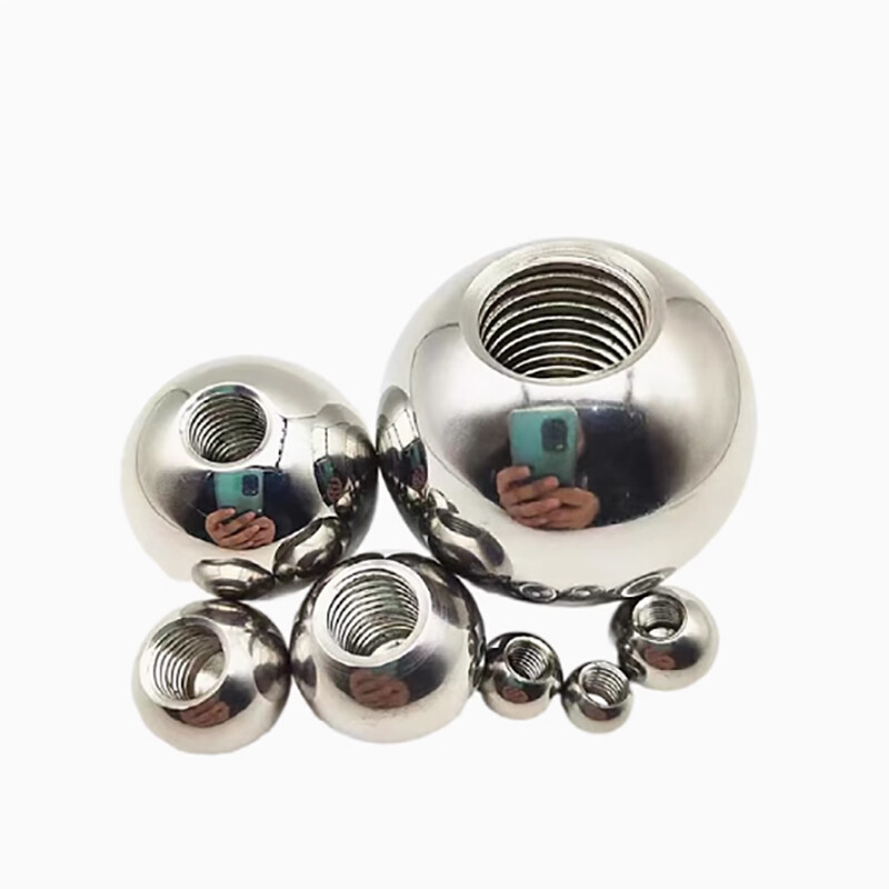 M10-M20 Solid With Hole Stainless Steel Bead Metric Thread Steel Ball Knob Nuts