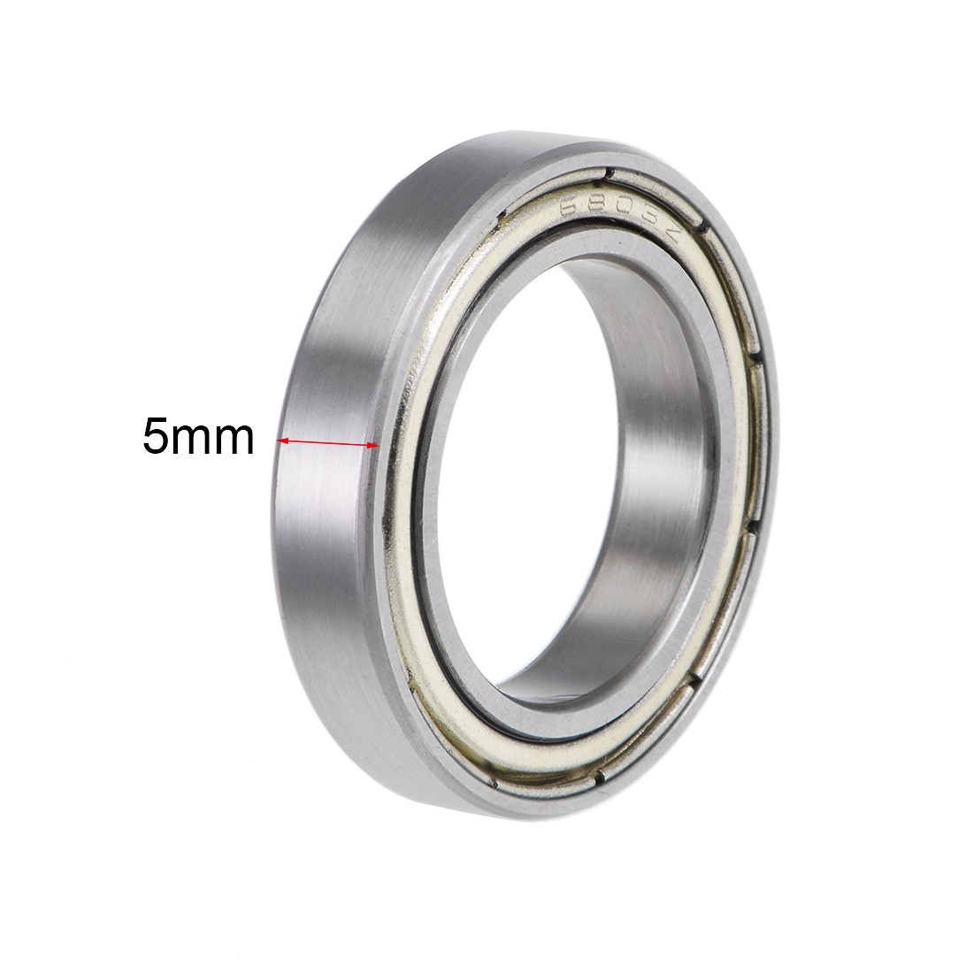 6803ZZ Deep Groove Ball Bearings Z2 17x26x5mm Double Shielded Carbon Steel 5pcs