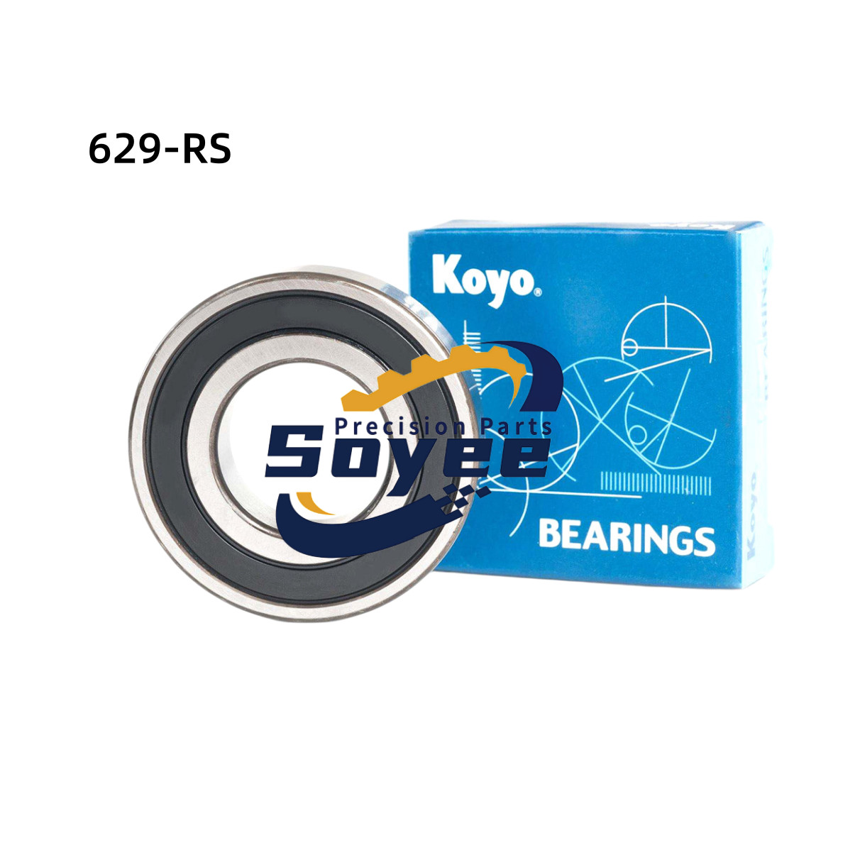 4PCS Brand New KOYO 629-RS Deep Groove Ball Bearings 9x26x8mm Fast delivery