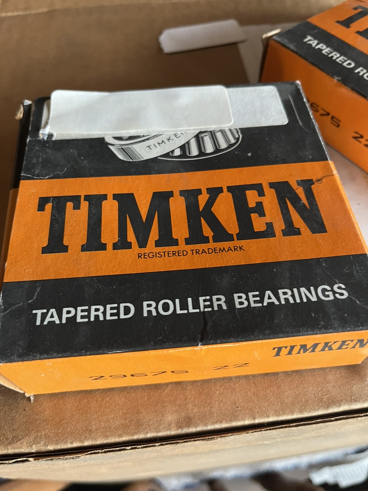 One (1) Timken 29675 Tapered Roller Bearing Cone 2-3/4″ Bore NEW
