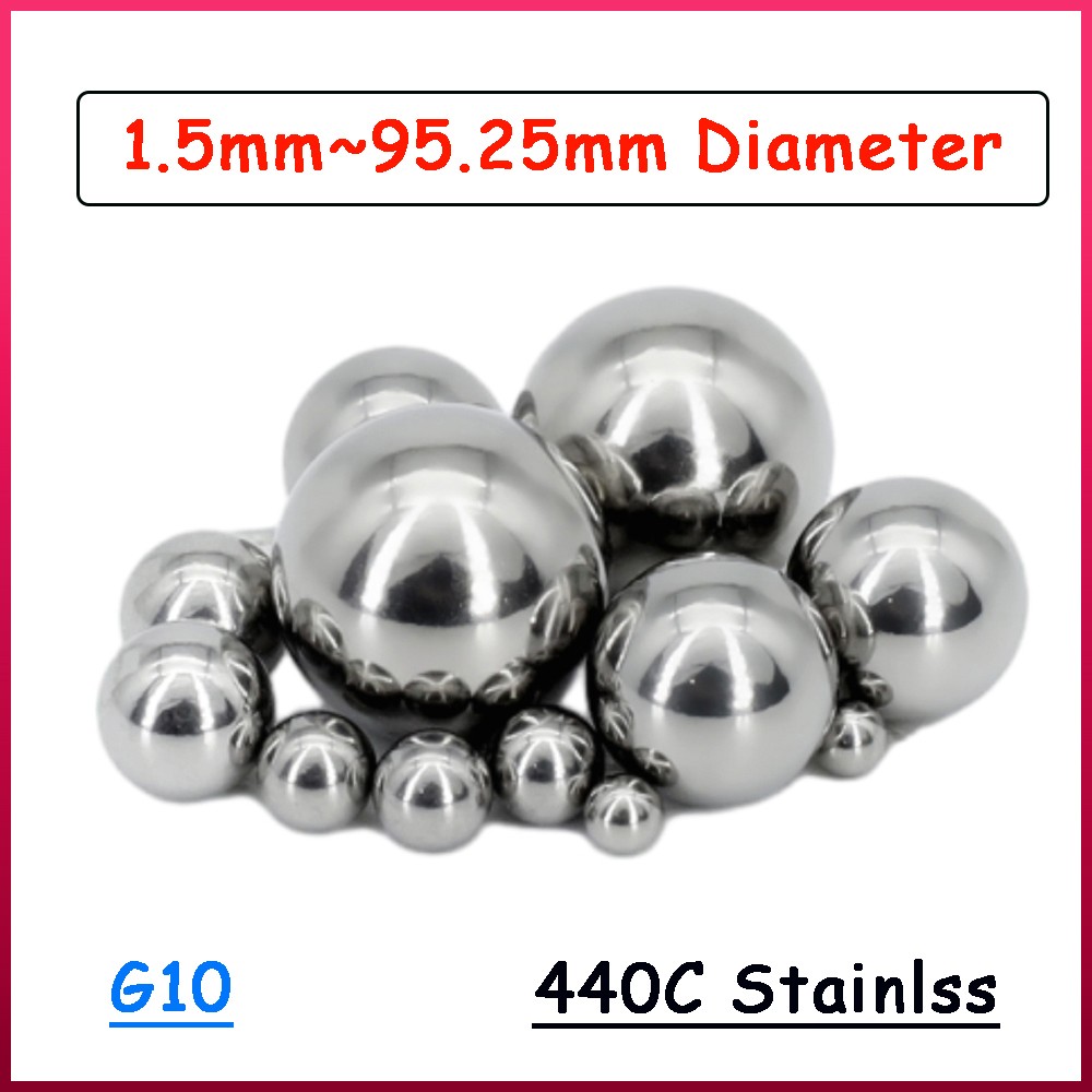 440 Stainless Steel Ball Bearings G10 1.5mm 2mm 2.5mm 3mm 4mm 5mm 6mm ~ 95.25mm