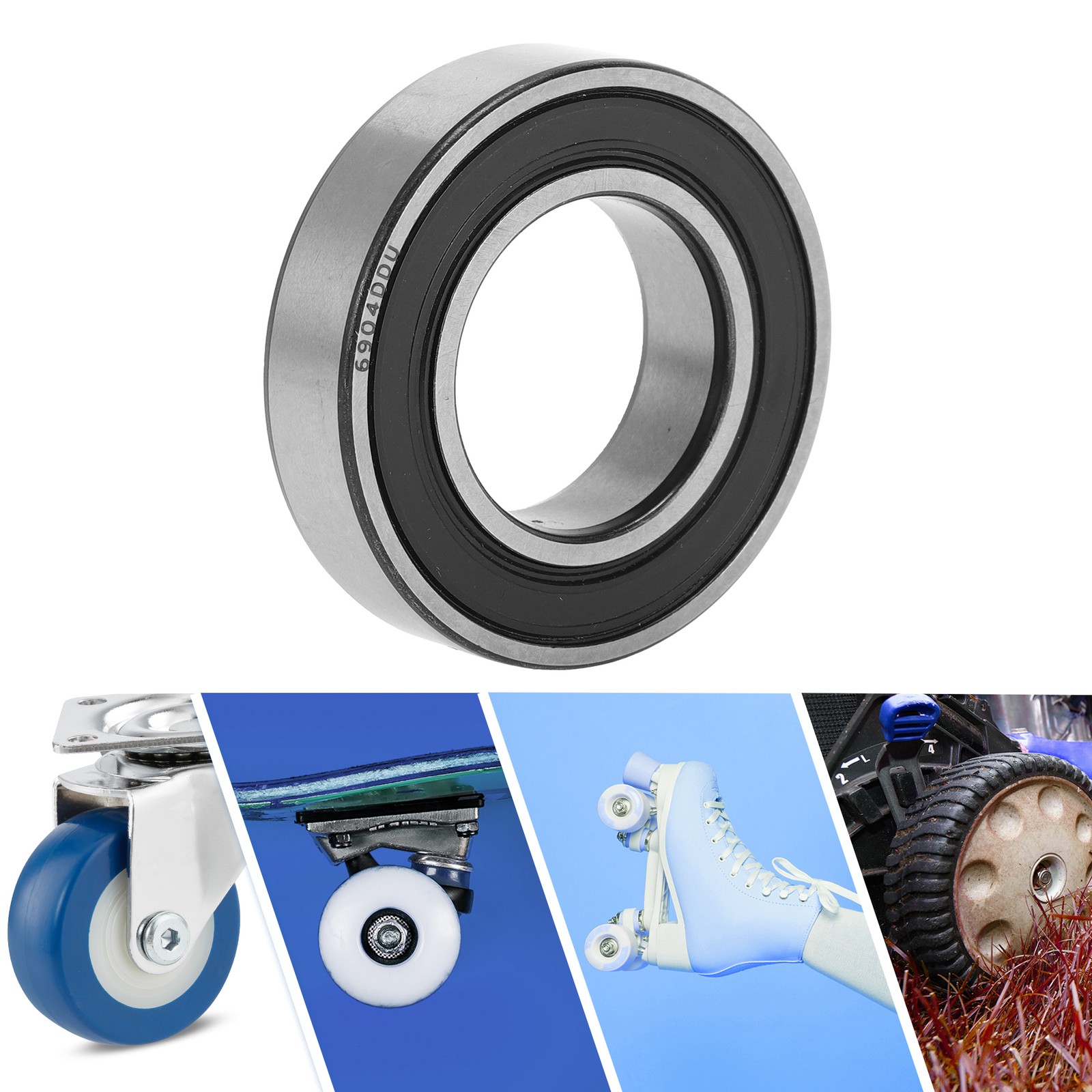 6904DDU Radial Ball Bearings 20x37x9mm 1pc Scooter Skateboard Wheel