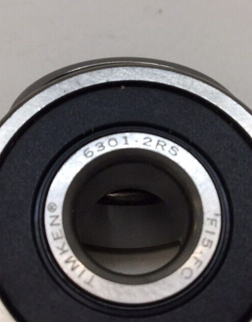 Timken 6301 2RS Ball Bearing Deep Groove 12mm ID X 37mm OD X 12mm W (Pack of 2)