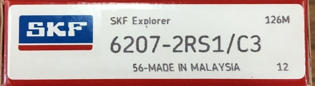 6207-2RS1 C3 SKF Bearing 35x72x17 (mm)