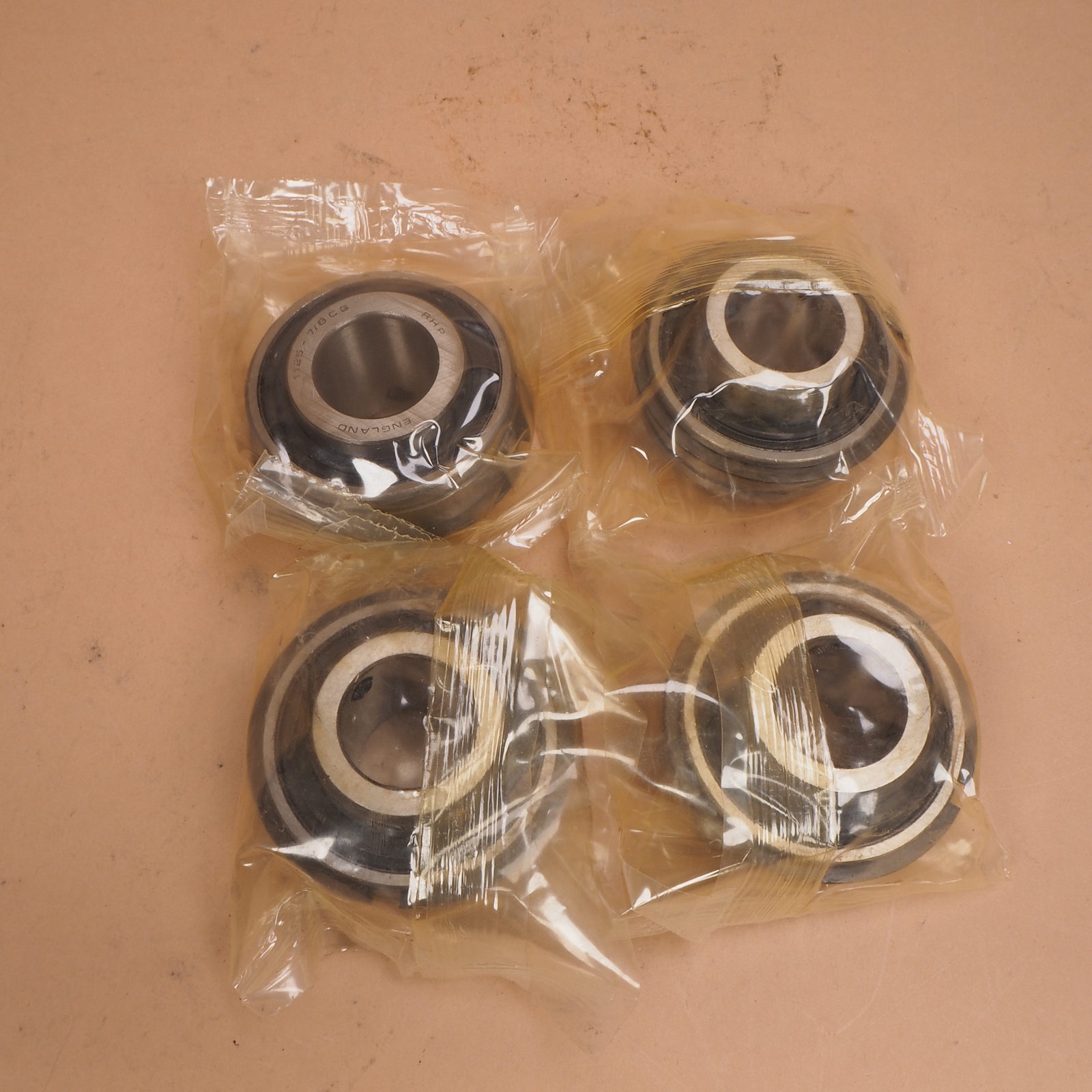 Lot of 4 RHP Bearings 1125-7/8CG Self Lube Bearing Insert 7/8″ Shaft Diameter