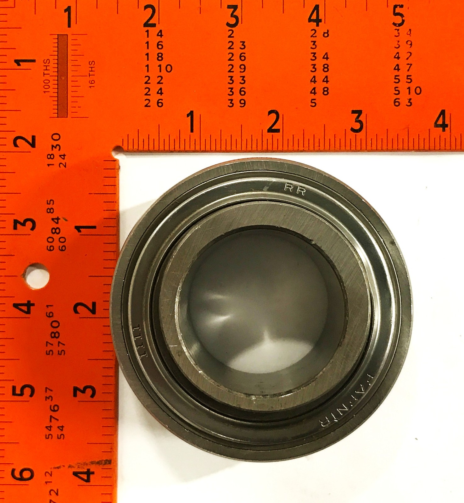 Fafnir Silver Shielded Insert Ball Bearing without Collar 1111RR NOS