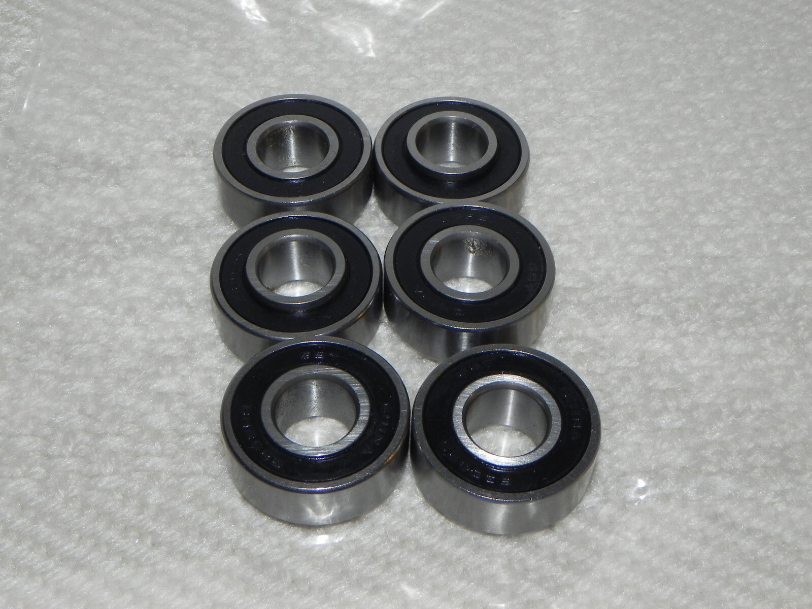 6 6203RS Deep Groove SST China Sealed Ball Bearings (6 Pieces) 17mmx40mmx12mm