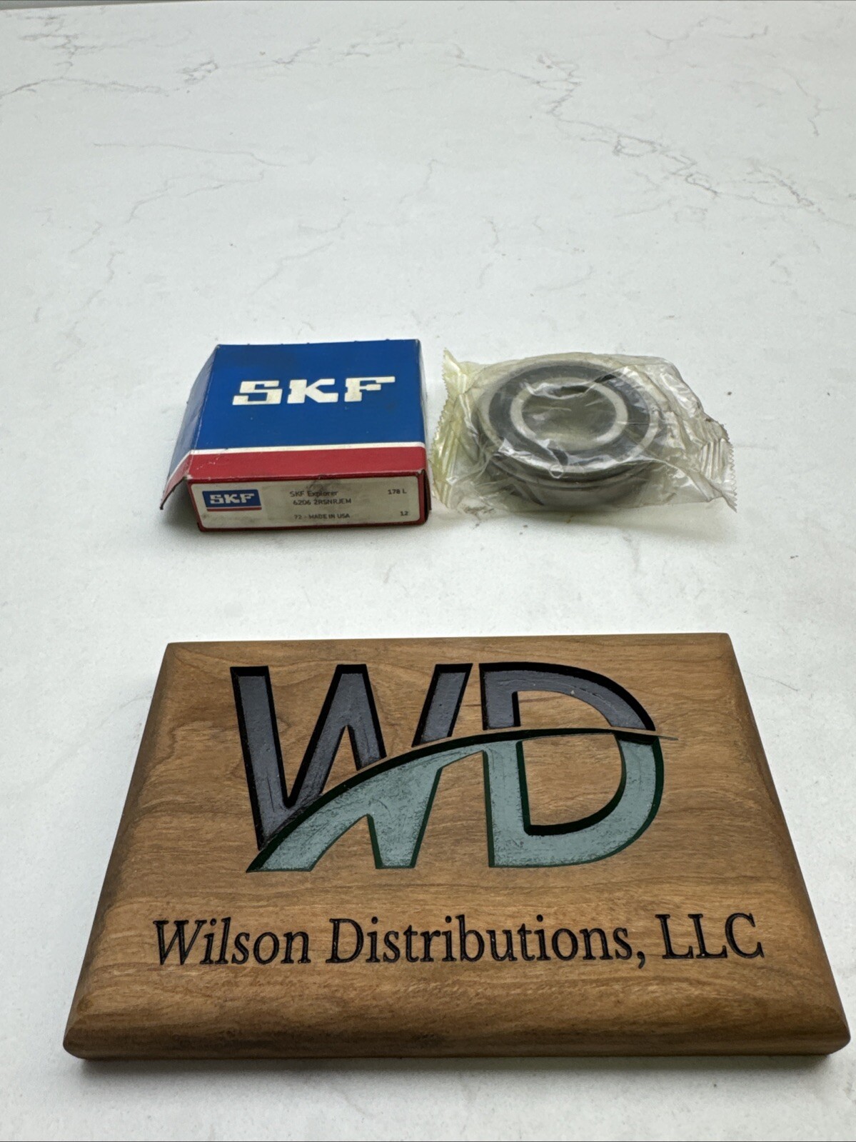 SKF 6206 2RSNRJEM Bearing with Snap Ring