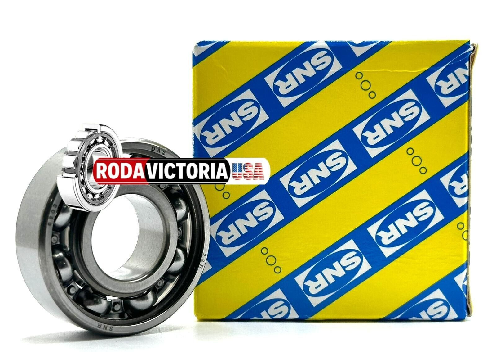 SNR NTN 6203 CM DEEP GROOVE BALL BEARING, OPEN TYPE, NO SEALS 17x40x12mm