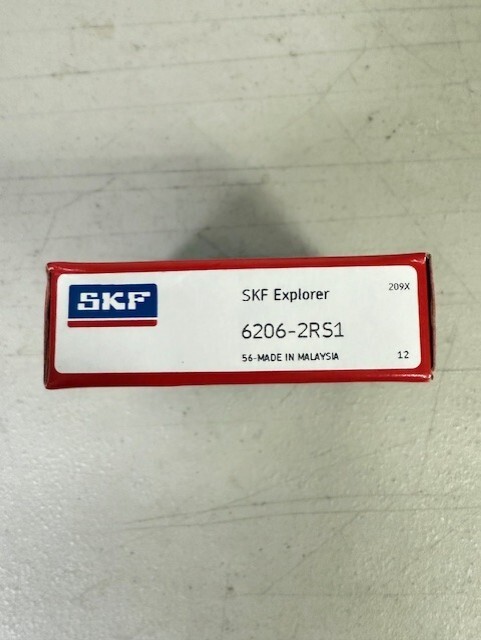 SKF 6206 2RS1 DEEP GROOVE BALL BEARING RUBBER SEALED 30x62x16mm 6206 DDU 6206LLU