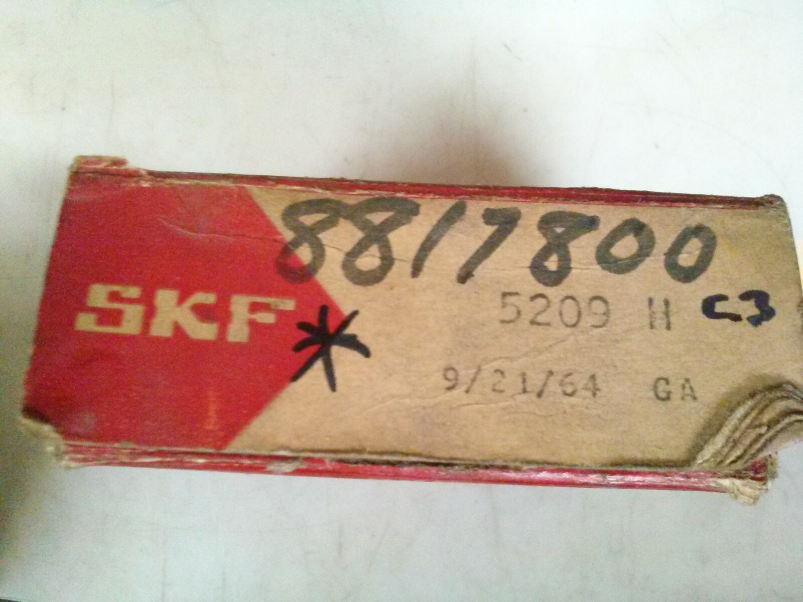 SKF 5209H C3, made in USA *