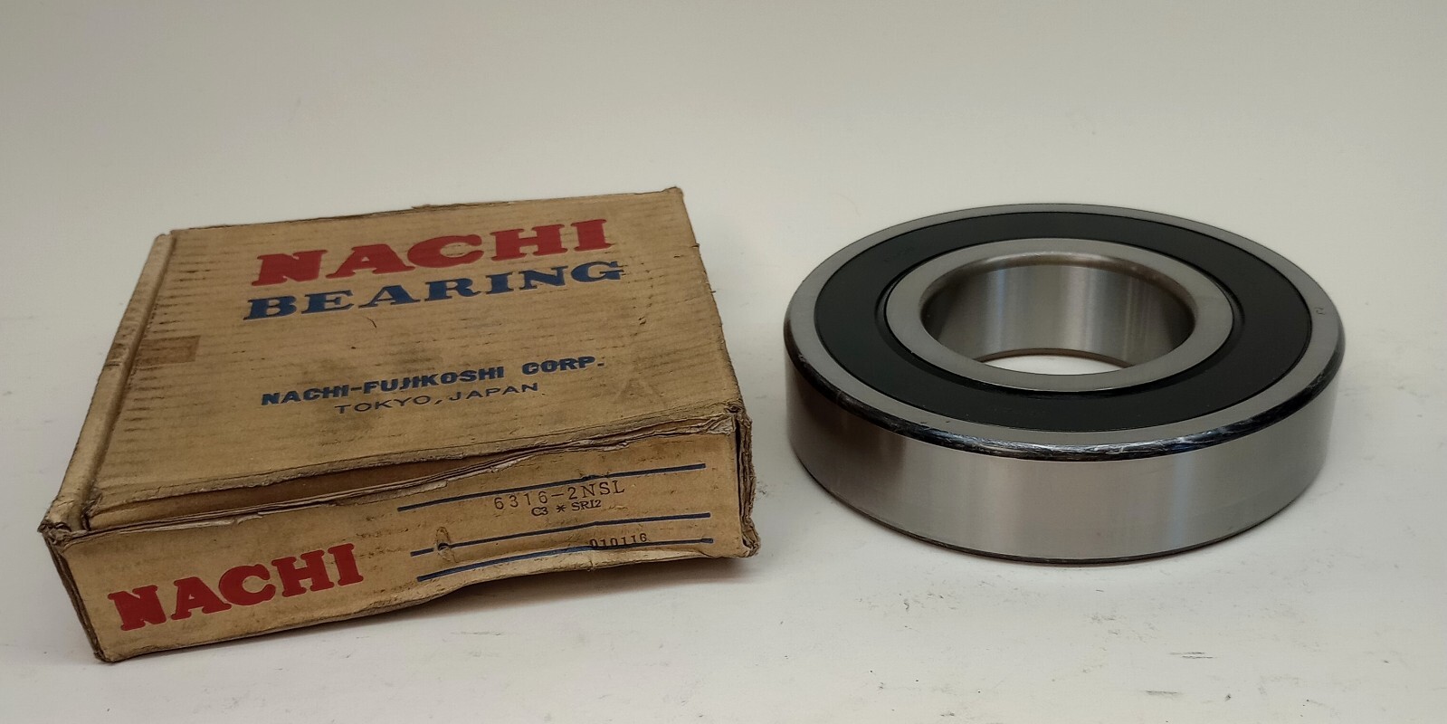 Nachi 6316-2NSL C3 SR12 Ball Bearing Deep Groove 80mm ID X 170mm OD X 39 W