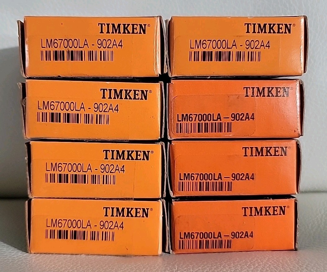 (1)x OEM TIMKEN LM67000LA-902A4 1.25″ Single Tapered Roller Bearing Cone, USA