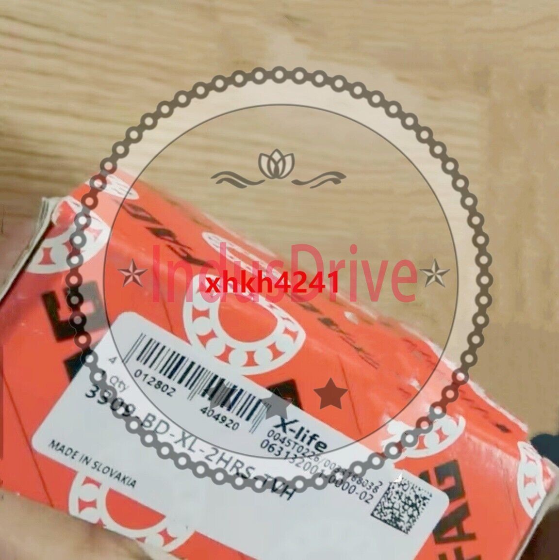 NEW FAG 3309-BD-XL-2HRS/TVH double row angular contact ball bearing ~