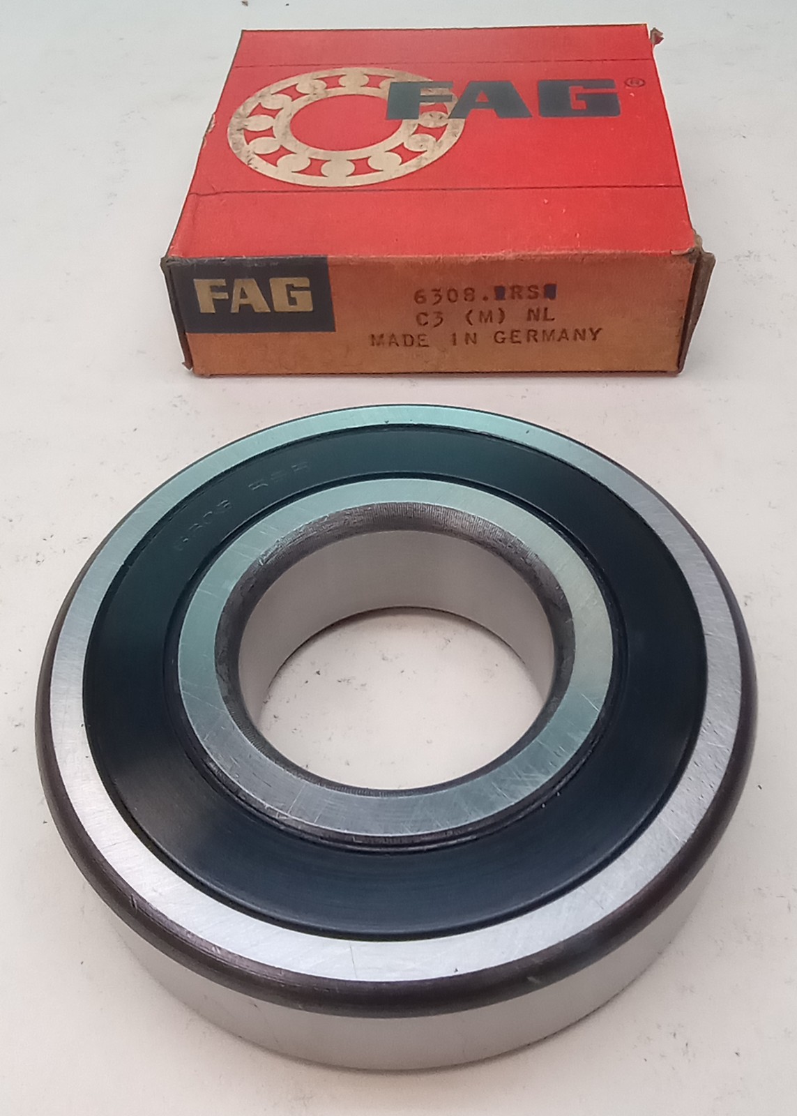 FAG 6308-RS-C3 Ball Bearing Deep Groove 40 x 90 x 23mm 6308RSC3 Single Sealed